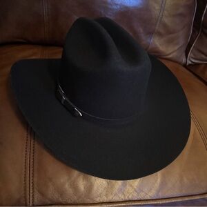Dallas Hats Black Wide Brim Hat